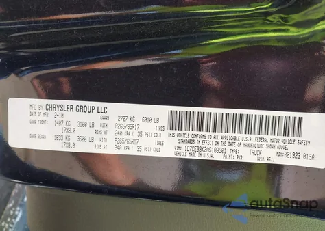 2010 Dodge Dakota Bighorn/Lonestar z USA, uszkodzony, nr VIN 1D7CE3BK2AS188501